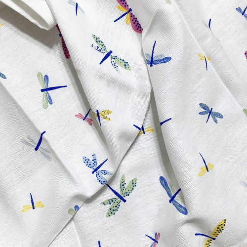 Kate Spade Cotton Dinner Napkins 19" Set 4 Polka Dot Lemon Dragonfly Bow Holiday - Picture 12 of 27