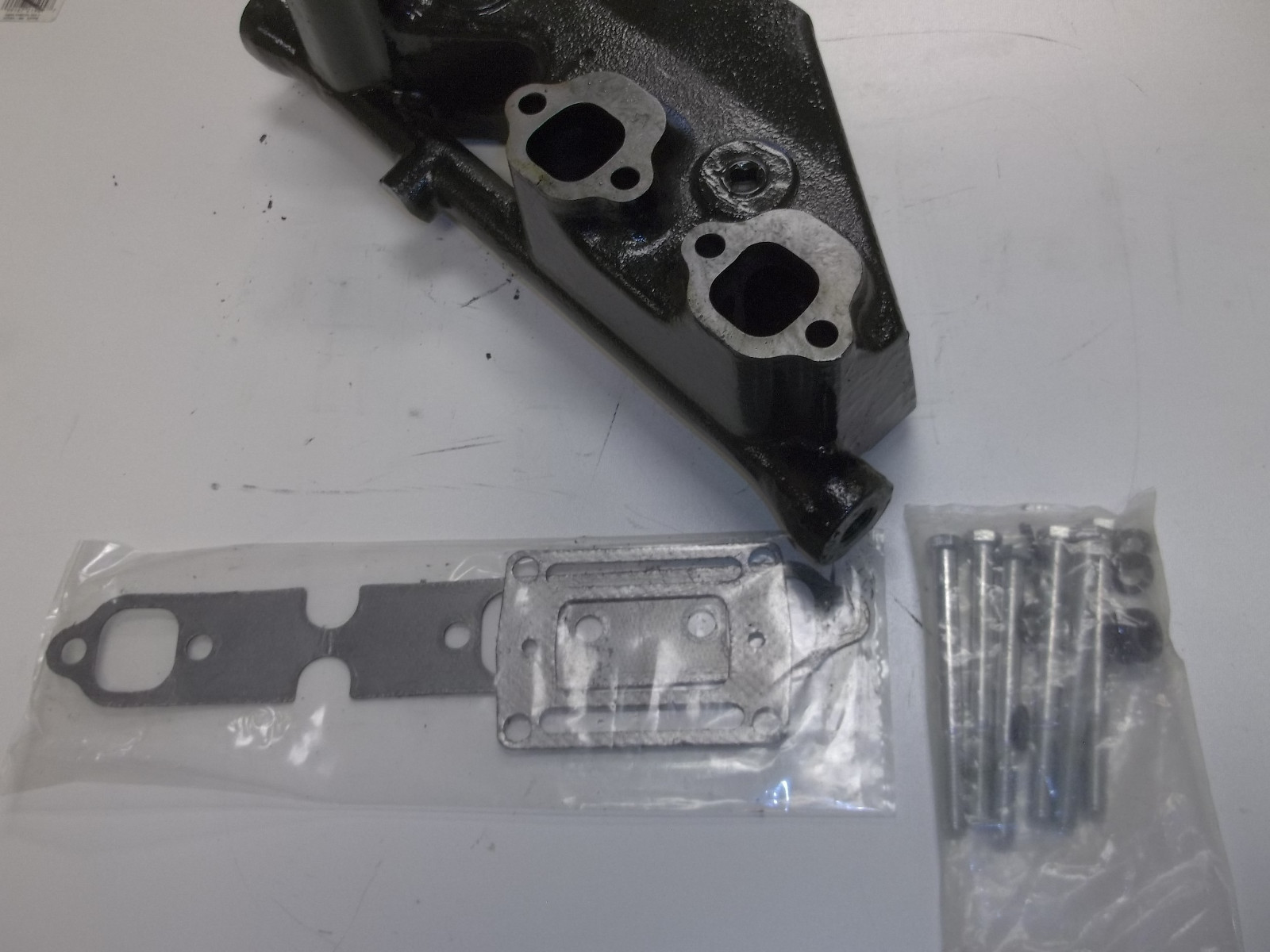 Volvo Penta Exhaust Manifold package with risers, gaskets, bolts OMC 4.3L V6 4.3 eBay