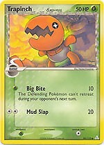 Pokemon EX Holon Phantoms  84/110 Trapinch Card 