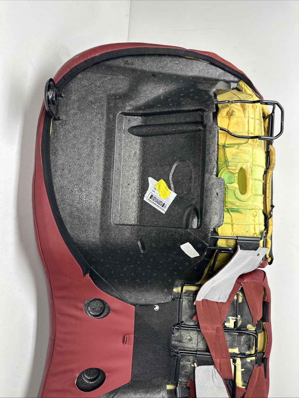 2014-17 Maserati Ghibli Rear Lower Bottom Seat Cover Red OEM