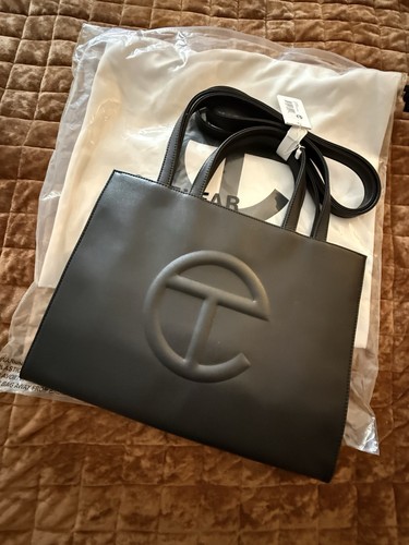 Telfar Medium Black Shopping Bag New With Tags / Dust bag