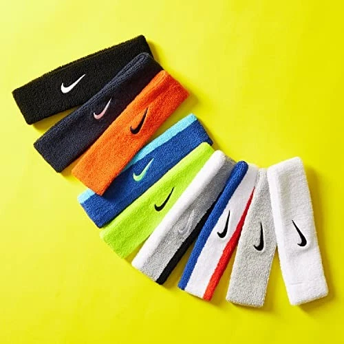 Nike Swoosh Headband BN2091 2024 Model Set (nero x 3) Giappone - Immagine 4 di 4