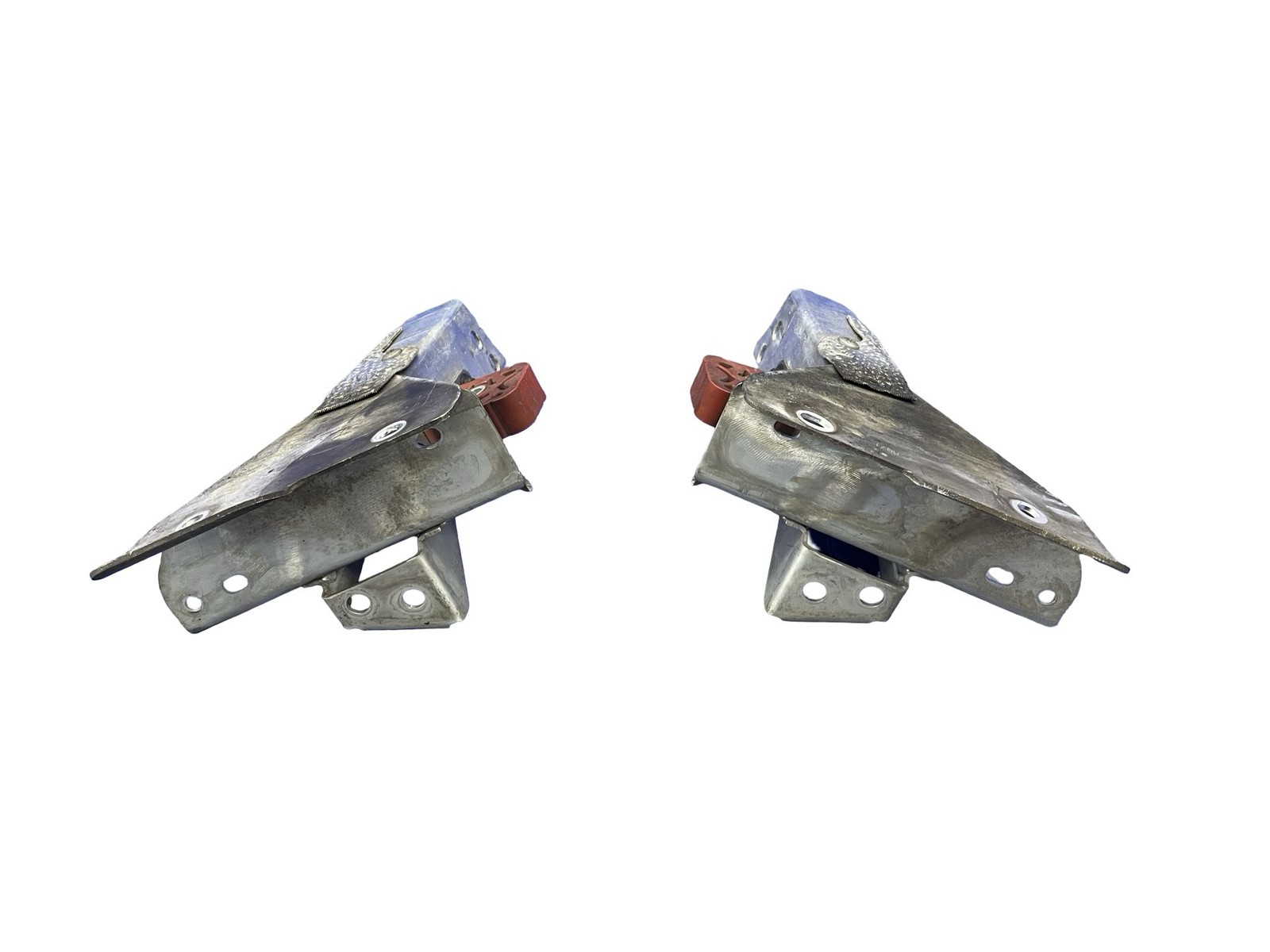 2008-2015 AUDI R8 TYPE 42 REAR LEFT RIGHT BUMPER SUPPORT MOUNT BRACKET RAIL SET