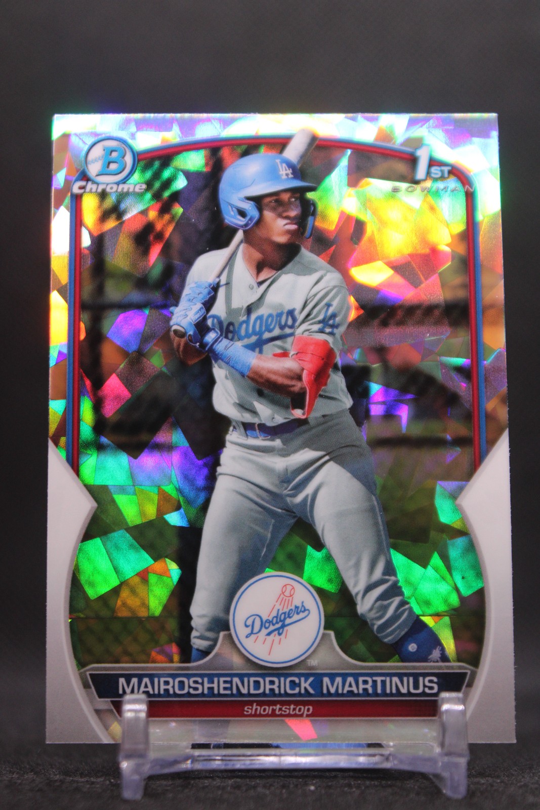 Mairoshendrick Martinus #BCP-55 2023 Bowman Chrome Prospects Atomic Refractors