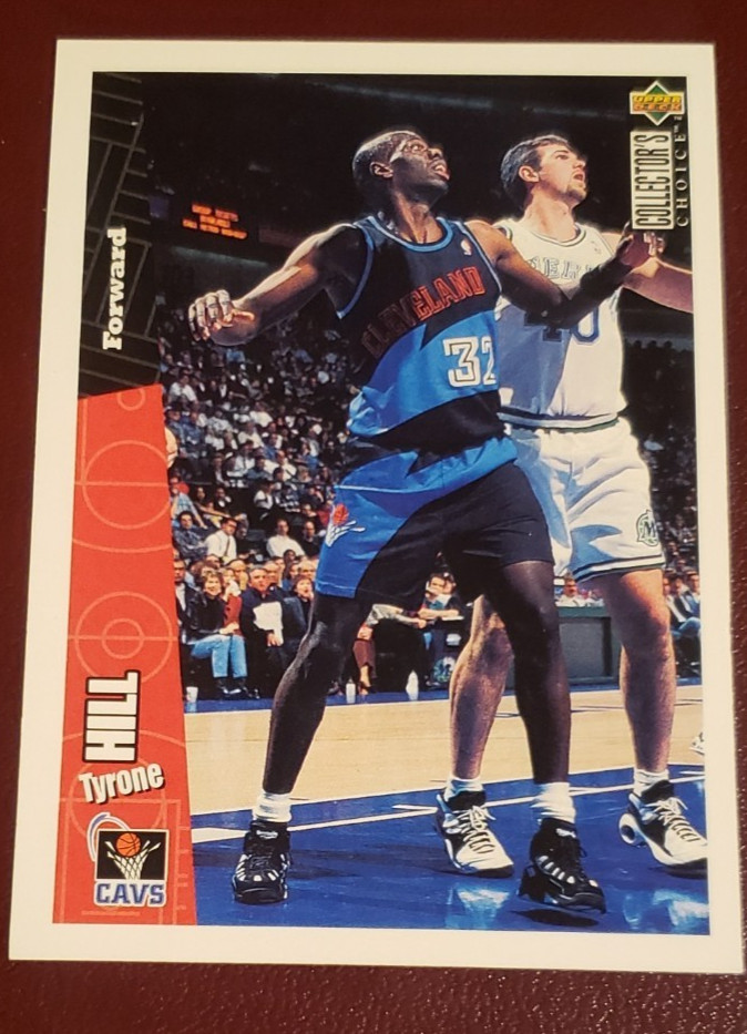 1996 Upper Deck Collector's Choice #32 Tyrone Hill F Cleveland Cavaliers