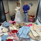 MTB— 1960s Vintage Midge Barbie & Ken Doll With Case Clothes And Accessories Lot
