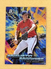 2018 Bowman Platinum Prismatic Prodigies Kyle Wright PPP37 Orange Parallel 11/25
