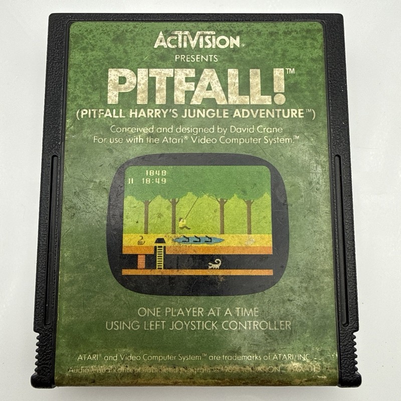 Pitfall! (Atari 2600, 1982) Authentic Cartridge Only