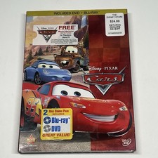 Cars Blu-ray/DVD, 2011, 2-Disc Set Pixar Disney Factory Sealed  New In Box