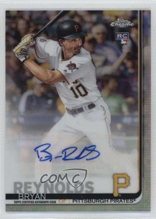 2019 Topps Chrome Update Target Auto Bryan Reynolds #CUA-BRE Auto 10k8