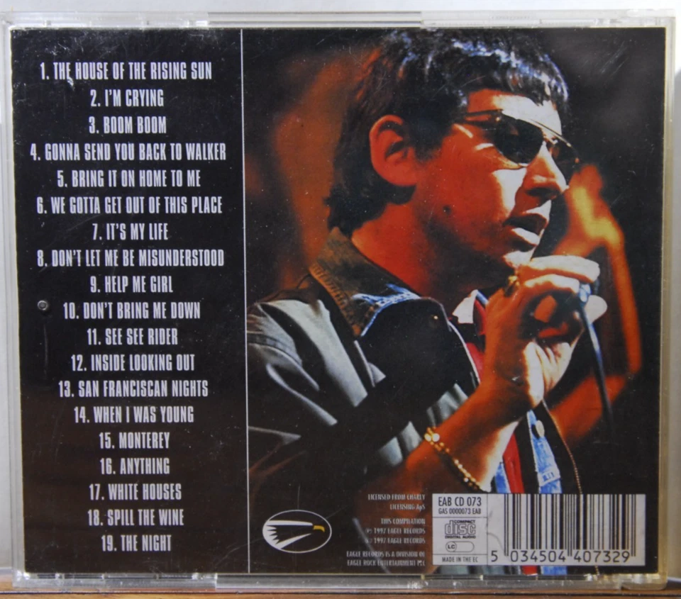 CD - Eagle Records - Eagle Masters - Eric Burdon - Zustand Near Mint (964) - Bild 2 von 4