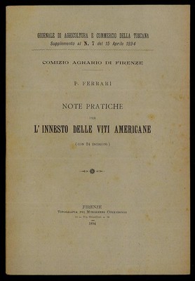 Agrarkomitee Florenz. Praktische Hinweise zum Einstecken von US-Schrauben
