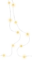 24X Goobay 60332 20Er Led-Silberdraht-Lichterkette ''Sterne'', Transparent-Silbe