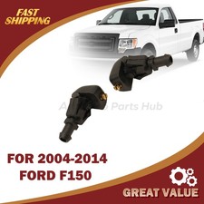 2x For 2004-2014 Ford F150 Windshield Wiper Washer Spray Jet Nozzle