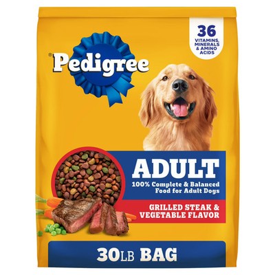 Adult Dry Dog Food Steak Vegetable