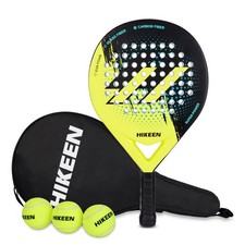 Padel Racket Carbon Fiber Surface - EVA Memory Lightweight Paddle Racket with...