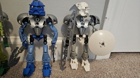 Lot Of Lego Bionicle Toa Nuva: Lewa 8567, Pohatu 8568, Gali 8570, Kopaka 8571