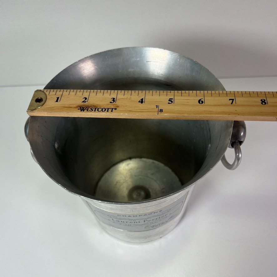 Vintage French Laurent Perrier Champagne Silver Aluminum Ice
