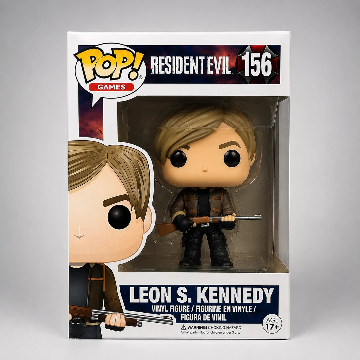Pop Games: Resident Evil - Leon S. Kennedy Action Figure