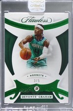2019-20 Panini Flawless Emerald 3/5 Devonte' Graham #71 ow1