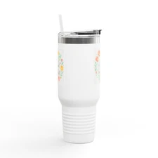 Floral Insulated Travel Mug - 40oz | Be Your Own Kind of Beautiful, Giant [...]