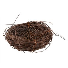 Handmade Vine  Bird Nest Home Nature Craft Holiday for Photo Garden7121