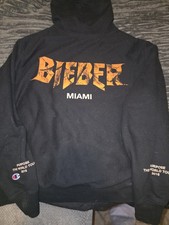 Felpa Justin Bieber Stadium Tour 2016 Miami Staff Champion taglia large rara!
