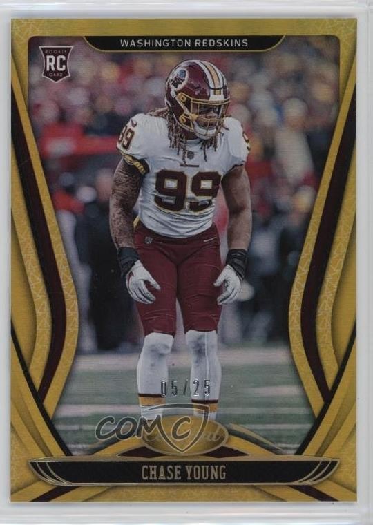 2020 Certified Rookies Mirror Gold 5/25 Chase Young #111 Rookie RC v9t