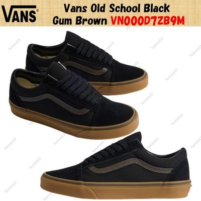 Vans Old School Black Gum Brown VN000D7ZB9M Men's Size