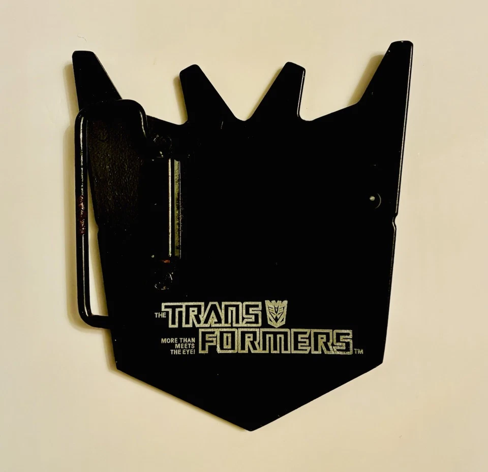 Hasbro Transformers Hebilla de Cinturón Bioworld Púrpura Decepticon Licencia Oficial Foto 2 de 2