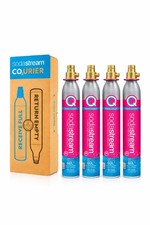 6 SodaStream CO2 Cylinder 60L Quick Connect Not SEALED  and Weighted