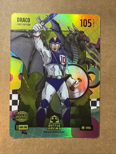 2024 Bo Jackson Battle Arena DRACO DRAKE MAYE STEEL RAD-300 Battlefoil 80's