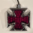 Vintage Red Maltese Cross LED Tail Light I