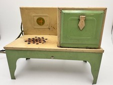 Rare HTF Kokomo Little Lady Electric Toy Range Miniature Model Tin Stove