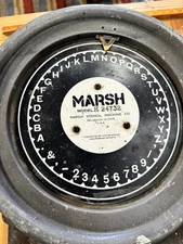 Marsh Model "H" Diagraph Stencil Cutting Machine