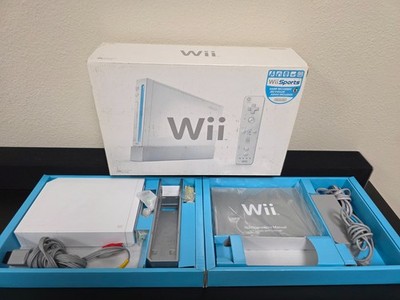 Nintendo Wii Console Bundle with Just Dance 2 Game Tested Clean Working