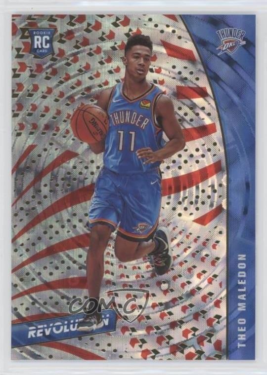 2020-21 Panini Revolution Rookies Fractal Theo Maledon #149 5l1