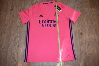 REAL MADRID 2020 2021 AWAY PINK FOOTBALL JERSEY SOCCER SHIRT