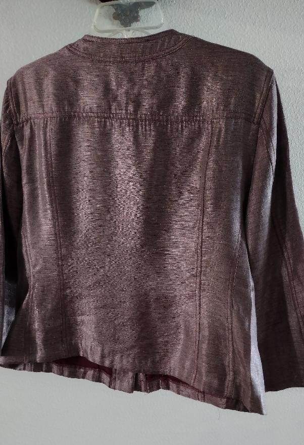 Ruby Road lightweight lavender jacket with front … - image 2