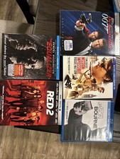 Lot of 5 Action Thrilling Movies DVDs and Blu-ray DVD Digital Movies Lot