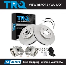 TRQ Front Brake Pad & Rotor Kit Ceramic Fits 2007-2009 Pontiac G5