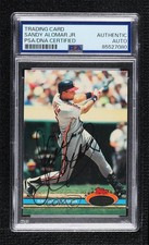 PSA/DNA 1991 Topps Stadium Club Sandy Alomar Jr #61 Certified Authentic Auto 0o9