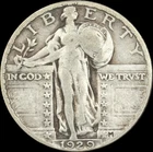 1929-P Silver 25C Standing Liberty Quarter VF *Nice Original Coin*