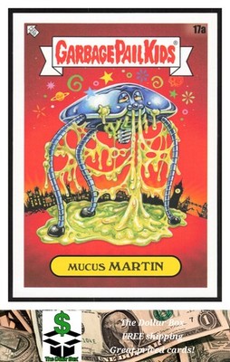 2022 Topps Garbage Pail Kids: Book Worms #17a Mucus Martin