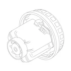 Original Kärcher suction motor for NT 22/1 AP BP L suction turbine replacement motor