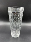 10" Waterford Crystal Killeen Column Flower Vase Large Vintage Signed  /ro