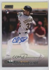2023 Topps Stadium Club Auto Cal Stevenson #SCBA-CSN Auto 3c2