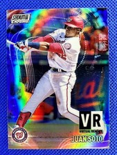 2021 #VR-4 Juan Soto Topps Stadium Club Chrome Baseball Virtual Reality Refracto