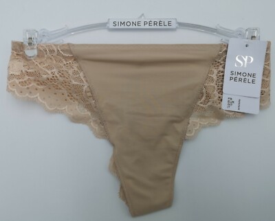 Simone Perele PEAU ROSE Caresse Tanga Slip Größe 2 S Small - Neu mit Etikett