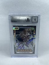 Allen Iverson Signed 1996 Bowman’s Best Retro Refractor Rookie Beckett 10 Auto